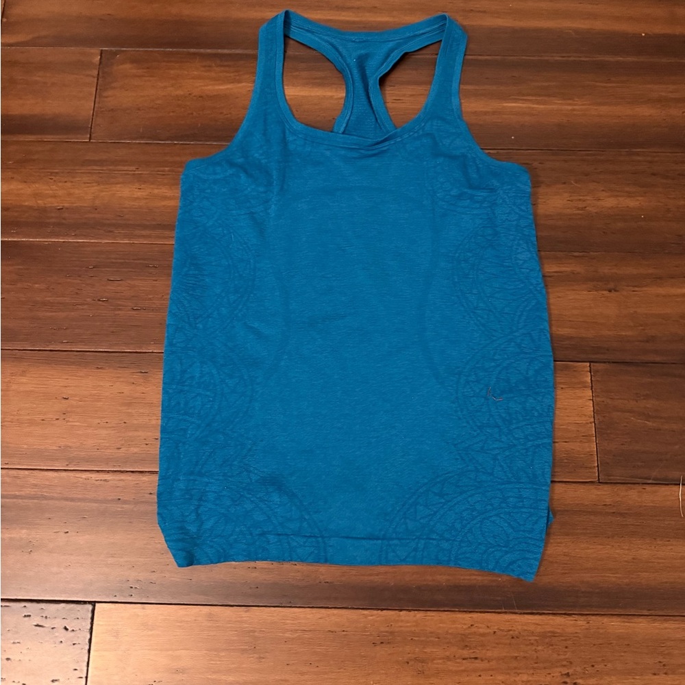 Blue Lululemon Racerback Tank - 
Size 6